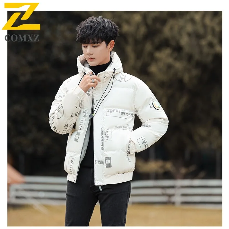 COMXZ толстое стеганое пальто, роскошная деловая куртка с капюшоном, минималистичная дорожная хлопковая стеганая куртка, зимняя высококачественная зимняя куртка, мужская одежда 
COMXZ толстое стеганое пальто, роскошная деловая куртка с капюшоном, минималистичная дорожная хлопковая стеганая куртка, зимняя высококачественная зимняя куртка, мужская одежда