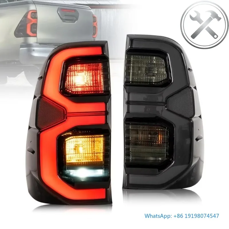 Hot‑Selling Modified Full LED Taillights Assembly For Mid Size Pickup Truck Hilux Vigo 2015‑2020 Dynamic Sequential DRL Clear Le
Hot‑Selling Modified Full LED Taillights Assembly For Mid Size Pickup Truck Hilux Vigo 2015‑2020 Dynamic Sequential DRL Clear Le