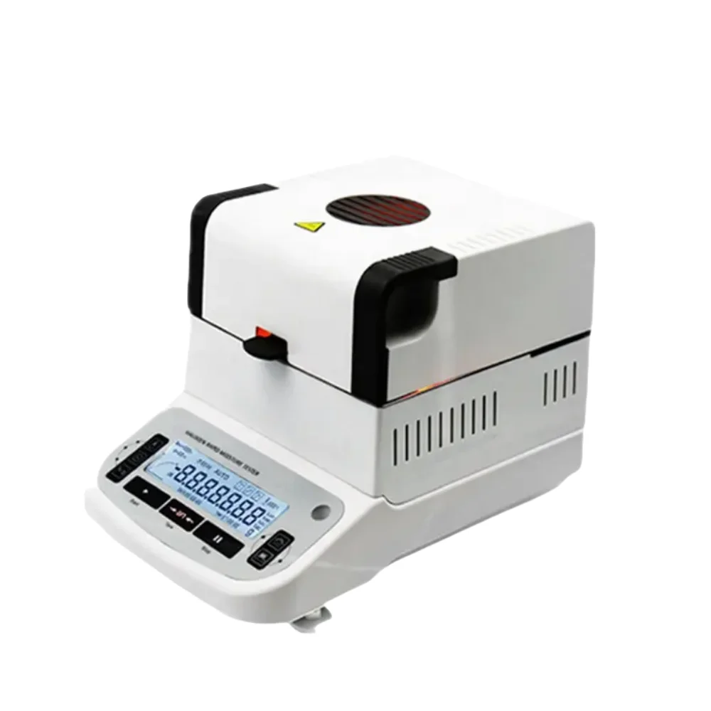 Grain Moisture Tester Halogen Laboratory Moisture Analyzer Food Humidity Measuring Instruments Moisture Meter for Plastic Rubber
Grain Moisture Tester Halogen Laboratory Moisture Analyzer Food Humidity Measuring Instruments Moisture Meter for Plastic Rubber