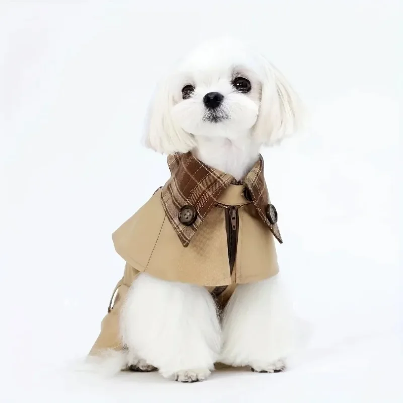 Одежда для собак: бежево-коричневая клетчатая куртка с регулируемыми ремнями, прочная полиэстеровая верхняя одежда для питомцев для холодной погоды, декор для собак
Одежда для собак: бежево-коричневая клетчатая куртка с регулируемыми ремнями, прочная полиэстеровая верхняя одежда для питомцев для холодной погоды, декор для собак