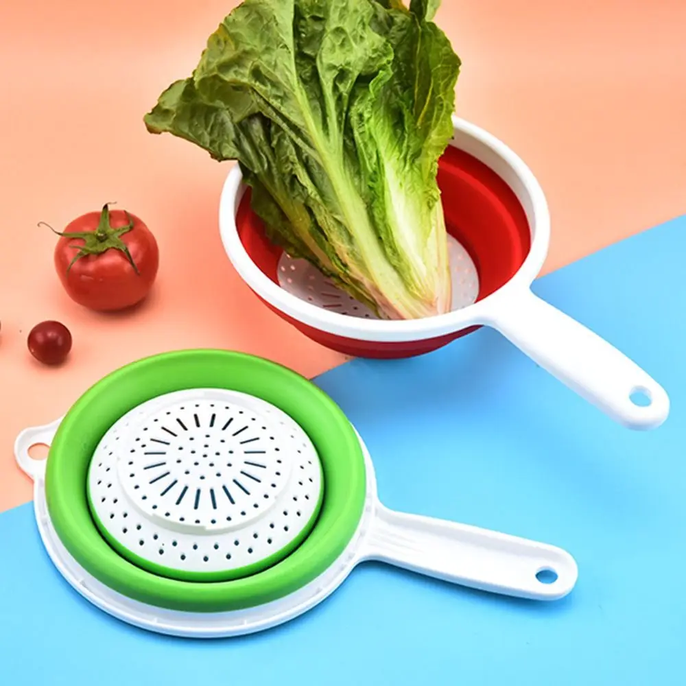 Silicone Folding Drainer Basket Collapsible with Handle Vegetable Washing Basin Space-Saving Quickly Drain
Silicone Folding Drainer Basket Collapsible with Handle Vegetable Washing Basin Space-Saving Quickly Drain