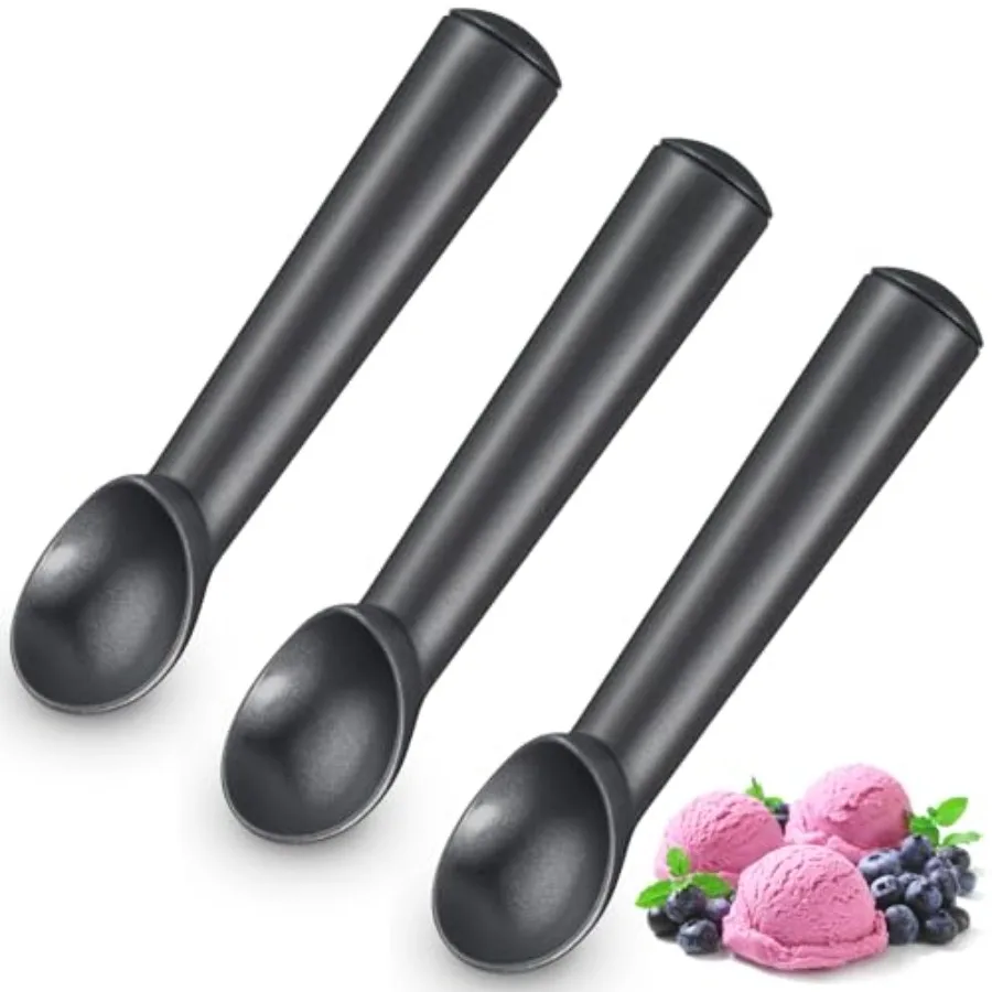 3 Pieces Ice Cream Scoop 7 Inch Nonstick Anti Freeze Ice Cream Scooper with Comfort Handle Aluminum Alloy Design Professional I
3 Pieces Ice Cream Scoop 7 Inch Nonstick Anti Freeze Ice Cream Scooper with Comfort Handle Aluminum Alloy Design Professional I