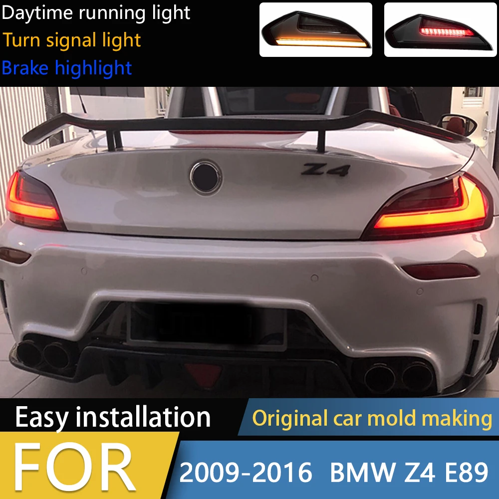 Стайлинг автомобиля для BMW Z4 E89, задние фонари 2009-2016 E89, светодиодный задний фонарь DRL, динамический сигнал заднего хода, автоаксессуары
Стайлинг автомобиля для BMW Z4 E89, задние фонари 2009-2016 E89, светодиодный задний фонарь DRL, динамический сигнал заднего хода, автоаксессуары