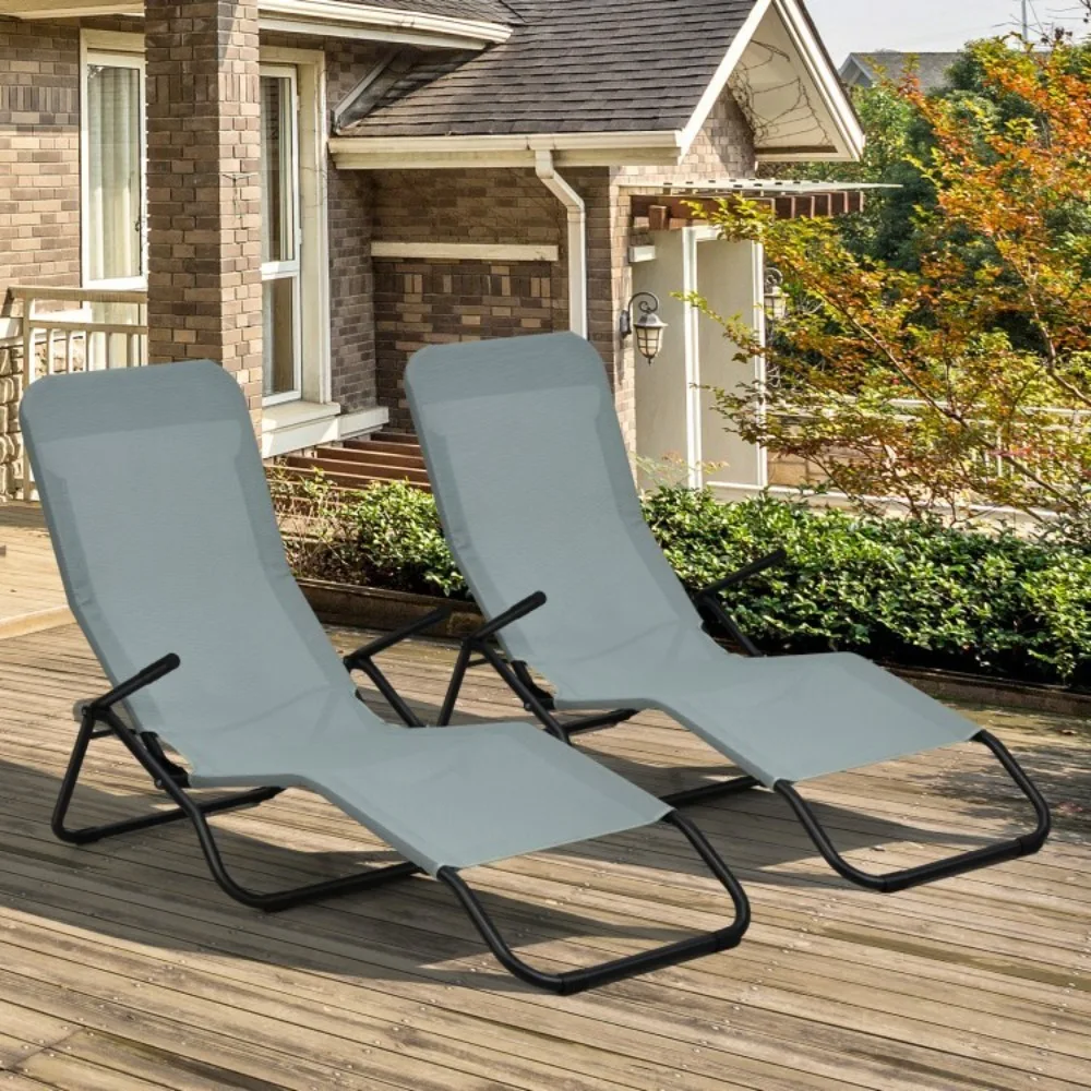 2PCS Patio Outdoor Chaise Lounge Chair Folding Portable Chair w/High Backrest
2PCS Patio Outdoor Chaise Lounge Chair Folding Portable Chair w/High Backrest