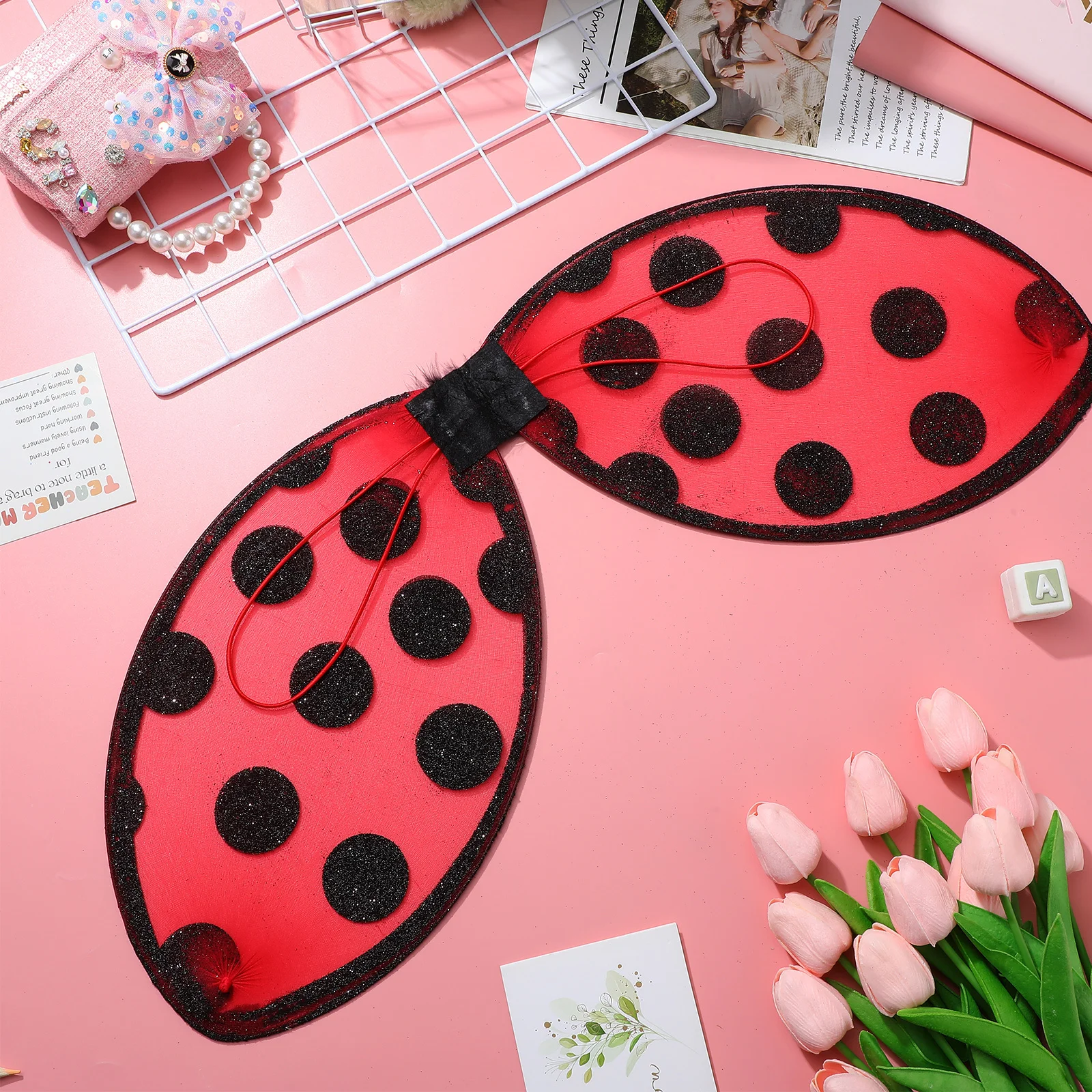 Foldable Ladybug Wings Costume Mesh Lightweight Party Cosplay Wing for Performance Cosplay Wing Ladybug Costume
Foldable Ladybug Wings Costume Mesh Lightweight Party Cosplay Wing for Performance Cosplay Wing Ladybug Costume