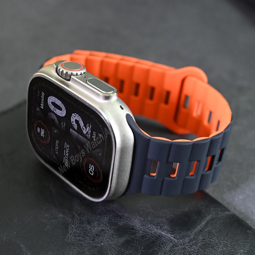 Magnetic Silicone Strap for Apple Watch Series 9 8 7 6 5 4 Se 3 41mm 40mm 44mm 42mm 45mm Ultra 2 49mm Sports Loop Bracelet Band
Magnetic Silicone Strap for Apple Watch Series 9 8 7 6 5 4 Se 3 41mm 40mm 44mm 42mm 45mm Ultra 2 49mm Sports Loop Bracelet Band