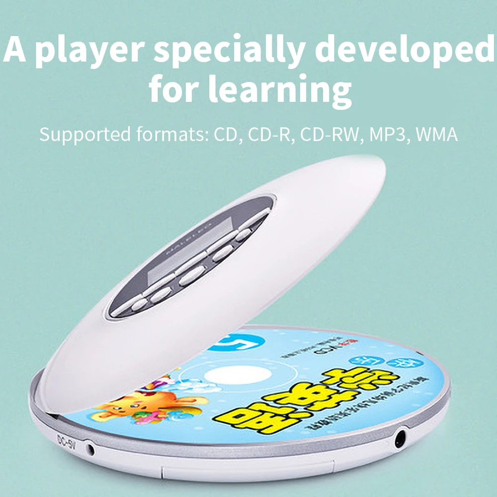 Обновленный портативный мини-плеер Walkman с Bluetooth, CD-плеером, Mp3, мультизарядкой, стереогарнитурой и защитой от ударов
Обновленный портативный мини-плеер Walkman с Bluetooth, CD-плеером, Mp3, мультизарядкой, стереогарнитурой и защитой от ударов