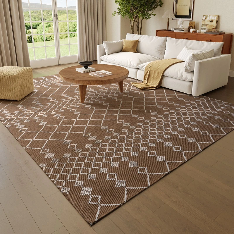 Bohemian Style Living Room Carpet New Leave-in Erasable Thickened Non-slip Floor Mat Premium Retro Style Carpet 
Bohemian Style Living Room Carpet New Leave-in Erasable Thickened Non-slip Floor Mat Premium Retro Style Carpet