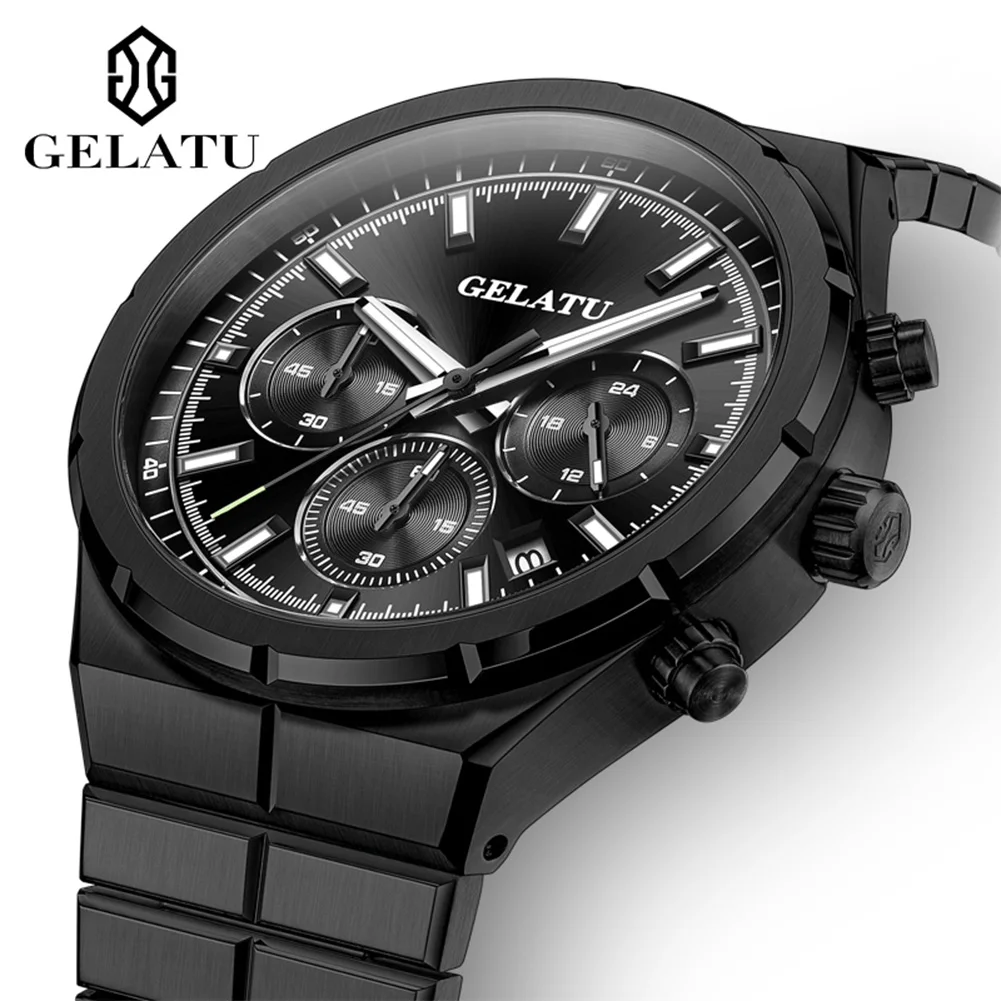 GELATU 8001 Mens Watch High Quality Original Skeleton Automatic Mechanical Watch 50M Waterproof Watches For Men Gift Box New
GELATU 8001 Mens Watch High Quality Original Skeleton Automatic Mechanical Watch 50M Waterproof Watches For Men Gift Box New