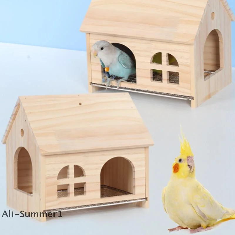 【E】Pullable Bottom Bird House Hammock Nest Easy To Cleaning Creative Solid Wood Parrot House Smooth Edges Bird Breeding Box
【E】Pullable Bottom Bird House Hammock Nest Easy To Cleaning Creative Solid Wood Parrot House Smooth Edges Bird Breeding Box