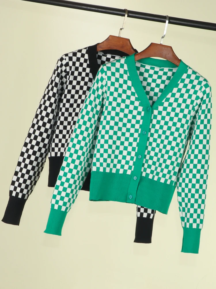 Korean Fashion Black Cropped Blouses Cardigan Female Clothing Sweaters Jersey Long Sleeve Top Women's Coat Spring 2024 Style
Korean Fashion Black Cropped Blouses Cardigan Female Clothing Sweaters Jersey Long Sleeve Top Women's Coat Spring 2024 Style