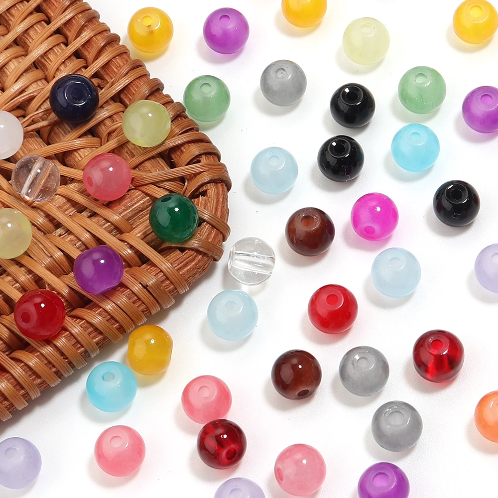 6MM Multicolors Glass Beads Round Loose Spacer Beads for Jewelry Making DIY Handmade Bracelet Necklace Accessories
6MM Multicolors Glass Beads Round Loose Spacer Beads for Jewelry Making DIY Handmade Bracelet Necklace Accessories