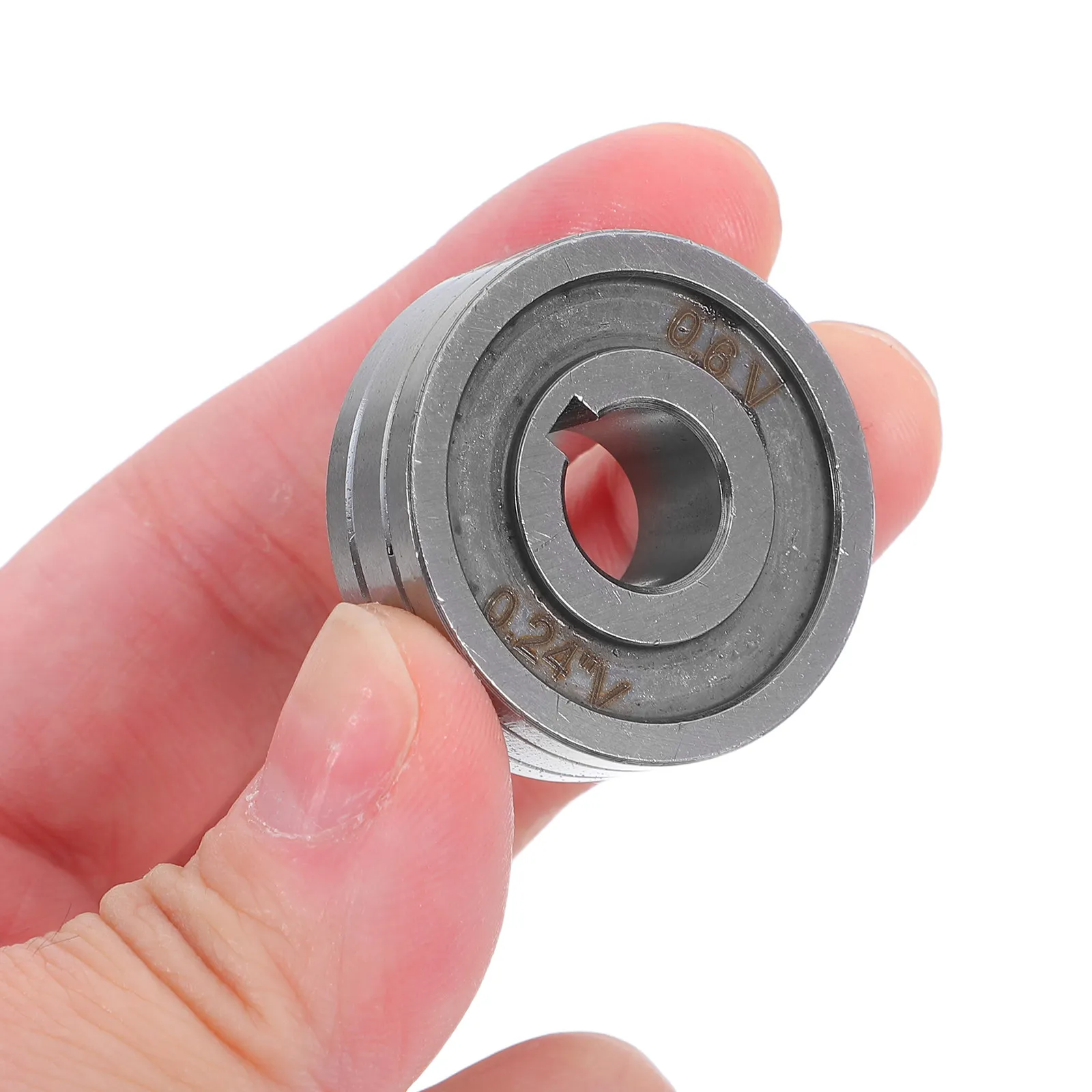 2Pcs Knurled Wire Machine Feed Rollers Heavy Duty Welding Guide Wheels Metal Drive Rollers Gasless Welding Equipment Replacement
2Pcs Knurled Wire Machine Feed Rollers Heavy Duty Welding Guide Wheels Metal Drive Rollers Gasless Welding Equipment Replacement