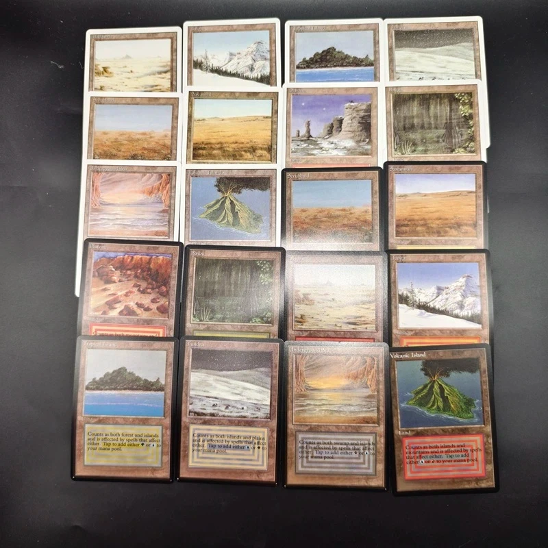 MTG Proxy Dual Lands Full Set Revised Edition Bayou/Tundra/Tropical Island/Volcanic Island Vintage Legacy Cards for Casual Play
MTG Proxy Dual Lands Full Set Revised Edition Bayou/Tundra/Tropical Island/Volcanic Island Vintage Legacy Cards for Casual Play