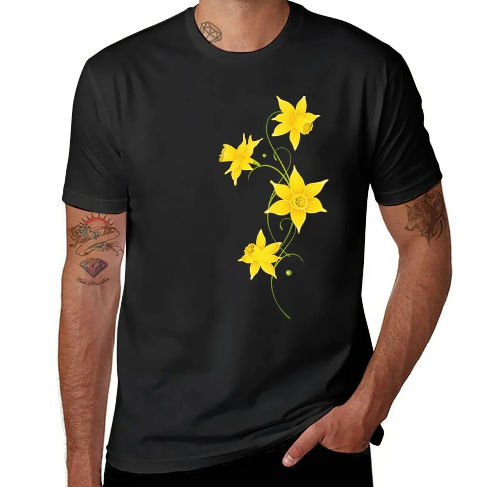 New Filigree Daffodils Flowers. Spring, Easter. T-Shirt vintage clothes t shirt man men long sleeve t shirts
New Filigree Daffodils Flowers. Spring, Easter. T-Shirt vintage clothes t shirt man men long sleeve t shirts