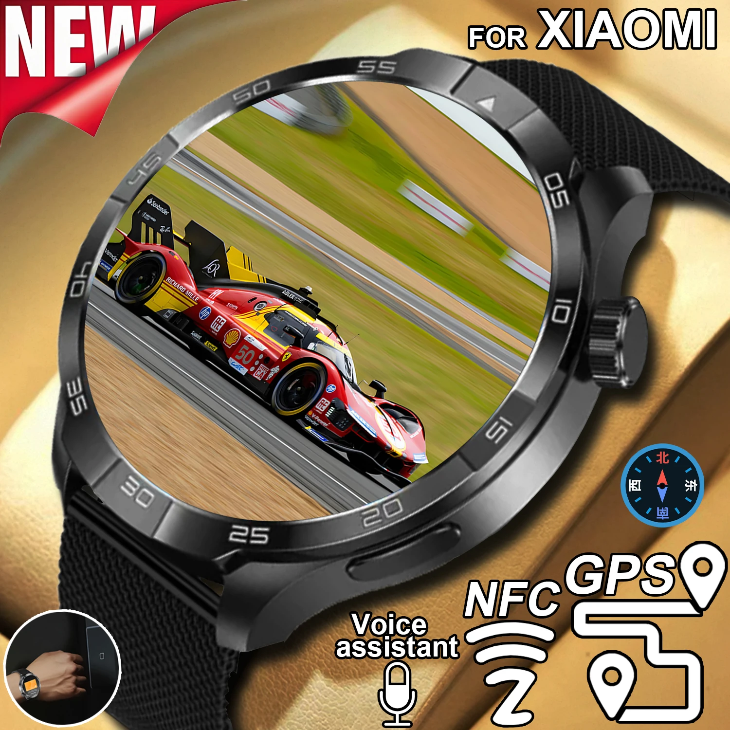 New Sports Smart Watch Men GPS Motion Track AI Assistan For Huawei Xiaomi BT Call NFC Access Control Waterproof Smartwatch 2025
New Sports Smart Watch Men GPS Motion Track AI Assistan For Huawei Xiaomi BT Call NFC Access Control Waterproof Smartwatch 2025
