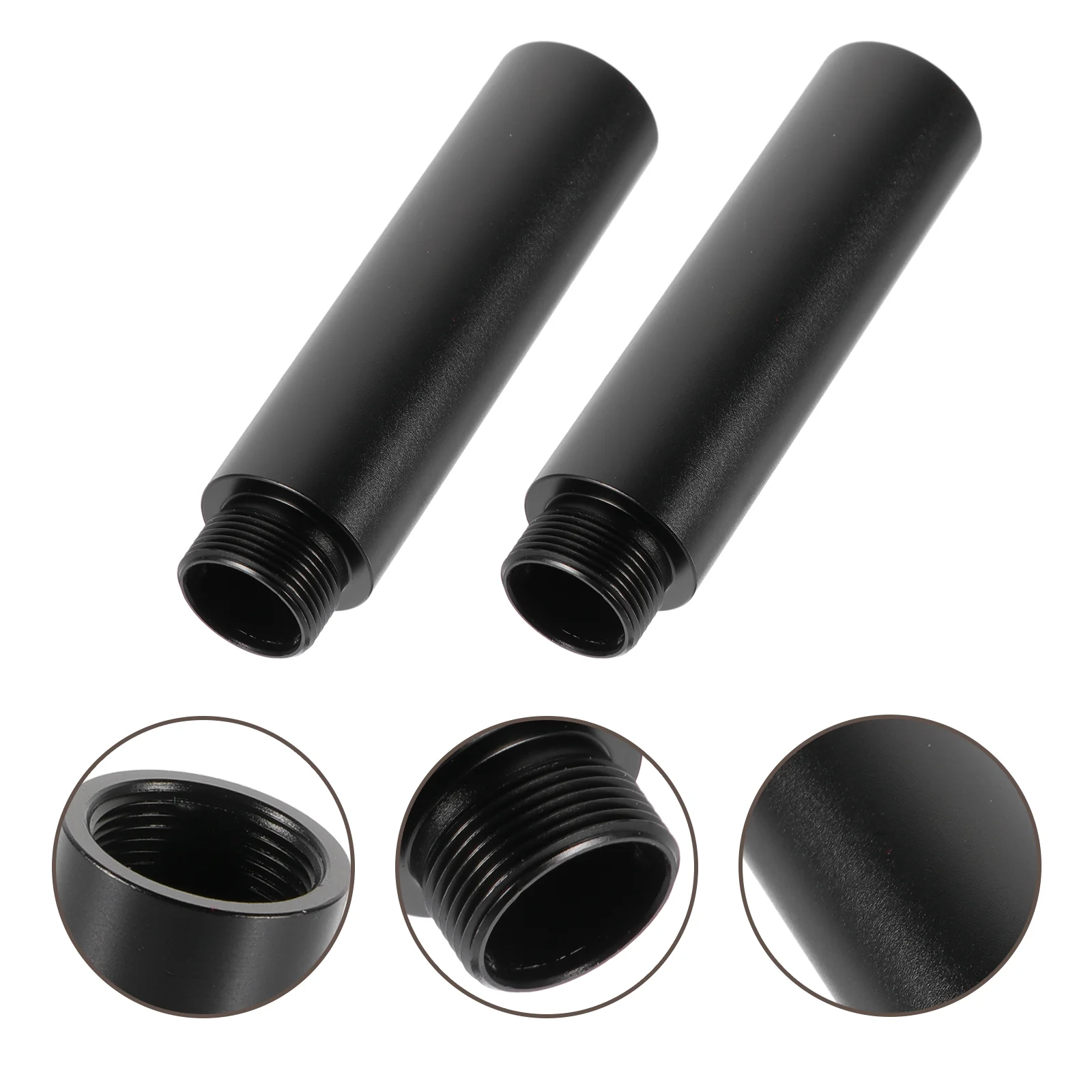 2 Pcs Extender Microphone Extension Tube Microphones Desktop Stand Aluminum Alloy
2 Pcs Extender Microphone Extension Tube Microphones Desktop Stand Aluminum Alloy