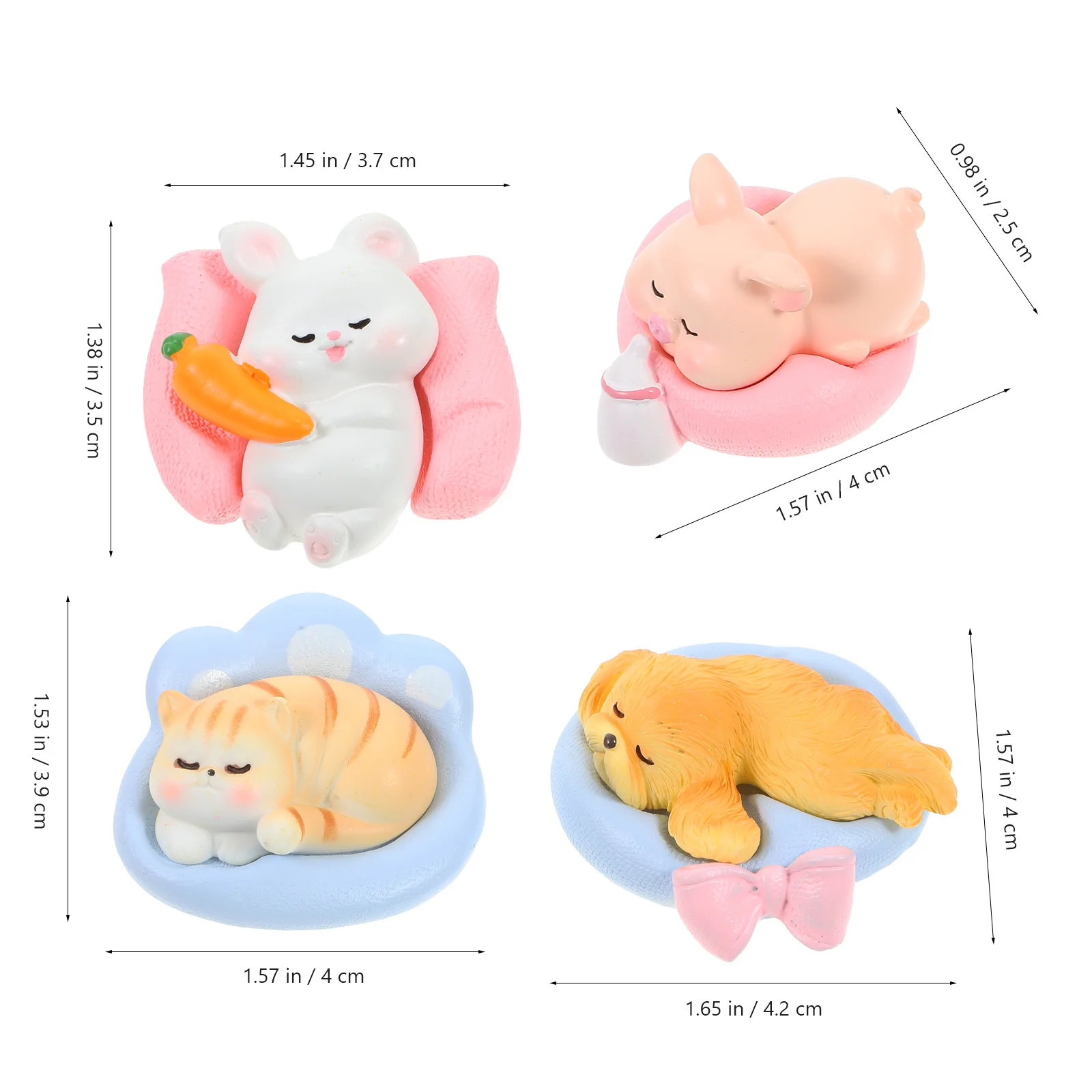4Pcs Miniature Animal Figurines Resin Cartoon Sculptures Micro Landscape Garden Lawn Desktop Decoration Mini Animal
4Pcs Miniature Animal Figurines Resin Cartoon Sculptures Micro Landscape Garden Lawn Desktop Decoration Mini Animal