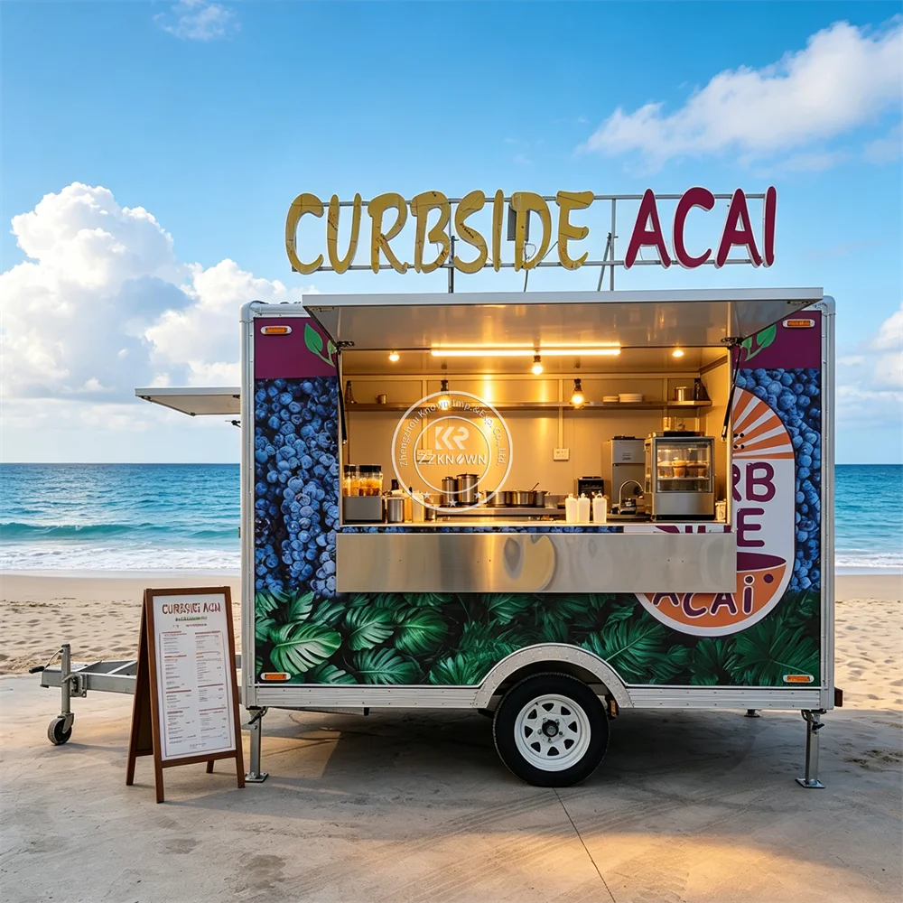 Portable Concession Trailer Mobile Kitchen Trailer Burger Ice Cream Food Truck Mobile Hot Dog Food Cart Fully Equipped
Portable Concession Trailer Mobile Kitchen Trailer Burger Ice Cream Food Truck Mobile Hot Dog Food Cart Fully Equipped