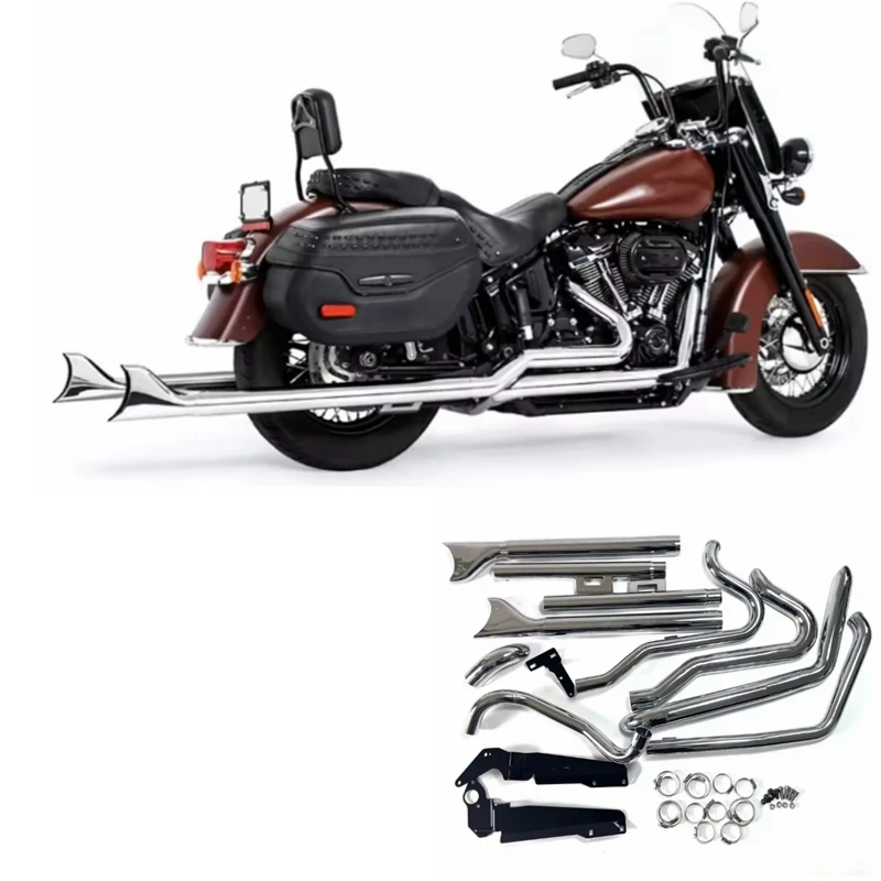 Motorcycle exhaust pipe For Harley classic deluxe street bob Softtail SLIM heritage 2018-2025
Motorcycle exhaust pipe For Harley classic deluxe street bob Softtail SLIM heritage 2018-2025