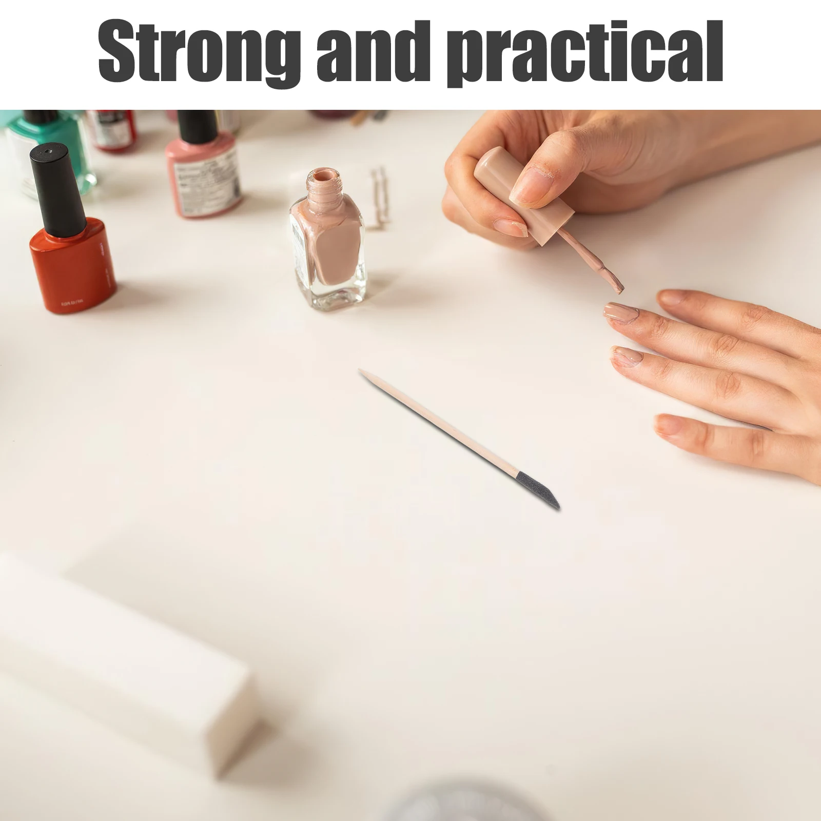 100Pcs Dual Headed Wood Nail Sanding Sticks Multifunctional Tool for Home Salon Use and Precise Decoration Placement
100Pcs Dual Headed Wood Nail Sanding Sticks Multifunctional Tool for Home Salon Use and Precise Decoration Placement