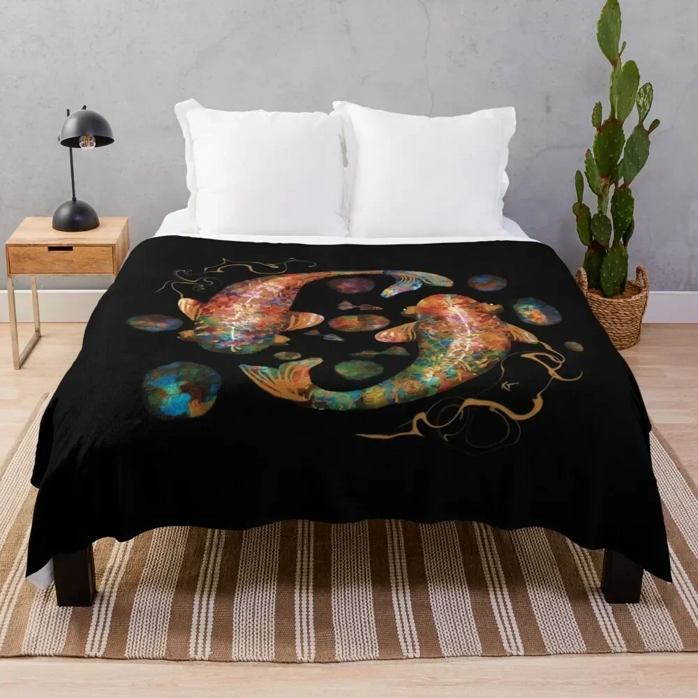 Lucky Koi Treasure Throw Blanket Lightweight Warm Blanket for Indoor Outdoor Use
Lucky Koi Treasure Throw Blanket Lightweight Warm Blanket for Indoor Outdoor Use