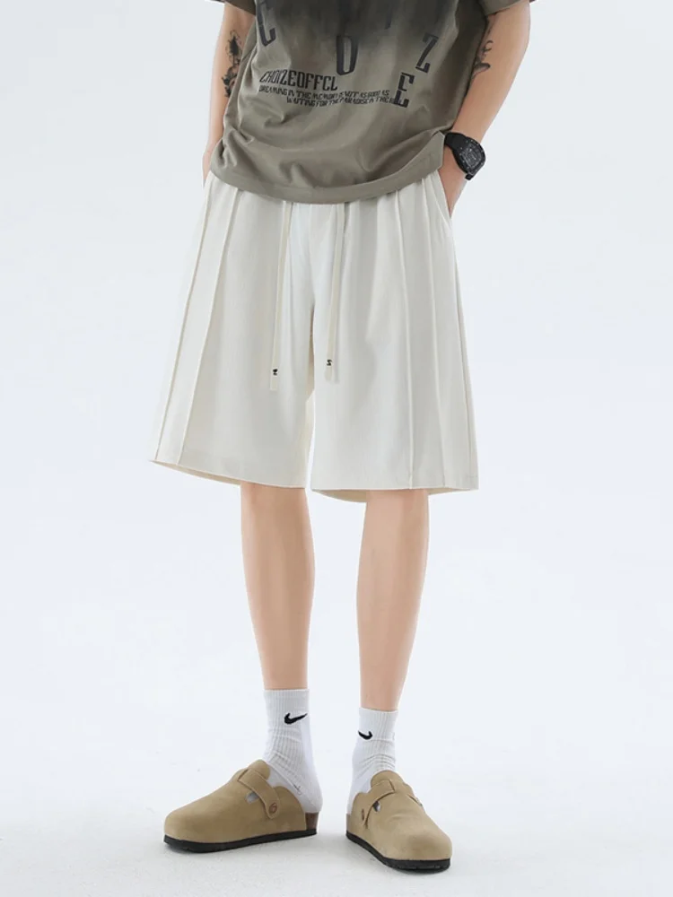 Ice Silk Men's orts Summer Thin Qui Dry Breathable Five-Quarter Casual Spor Loose Fit Comfortable Straight Leg Pants
Ice Silk Men's orts Summer Thin Qui Dry Breathable Five-Quarter Casual Spor Loose Fit Comfortable Straight Leg Pants