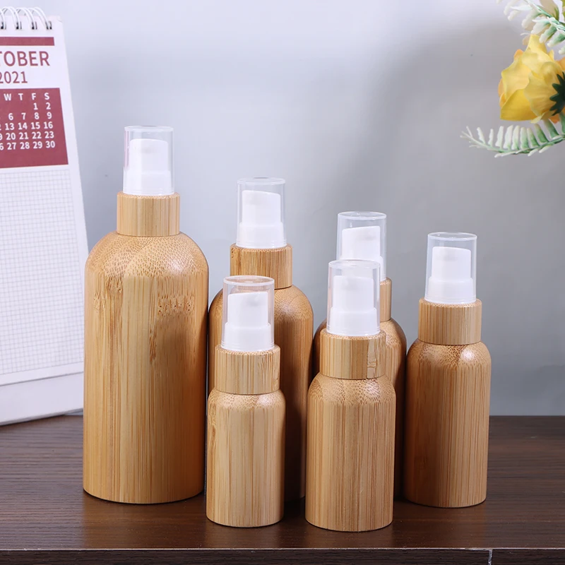 {MX} 10-100ml Empty Bamboo Lotion Bottle Press Type Cosmetics Packaging Pot For Cream Gel Moisturizers Liquid Container
{MX} 10-100ml Empty Bamboo Lotion Bottle Press Type Cosmetics Packaging Pot For Cream Gel Moisturizers Liquid Container