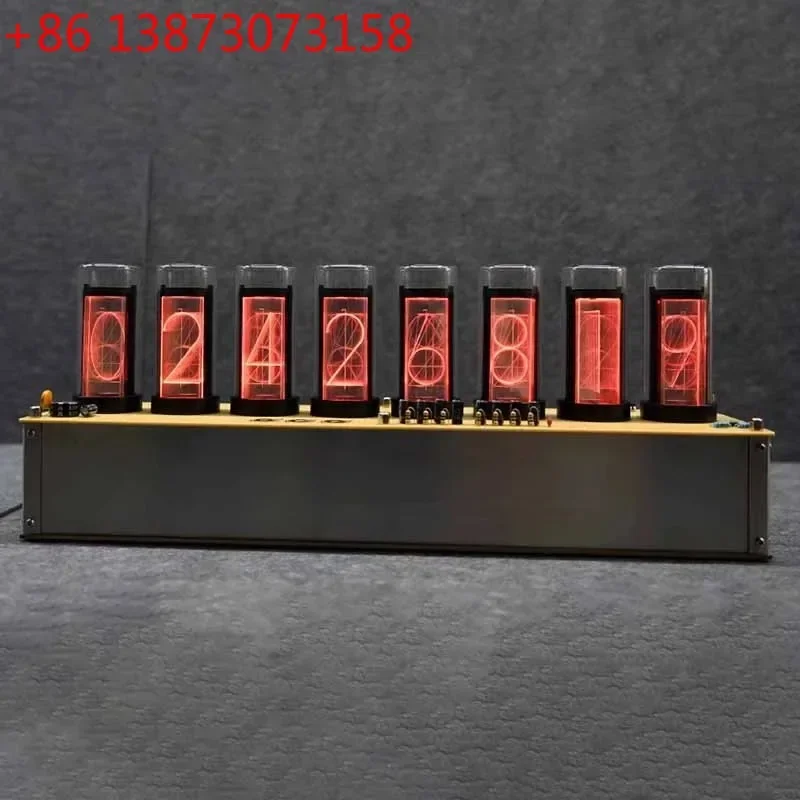 Digital Nixie Tube Desk Clock with RGB LED Glows Luxury Game Room Desktop Clocks Decoration Accessories Table Clocks Gift Idea
Digital Nixie Tube Desk Clock with RGB LED Glows Luxury Game Room Desktop Clocks Decoration Accessories Table Clocks Gift Idea