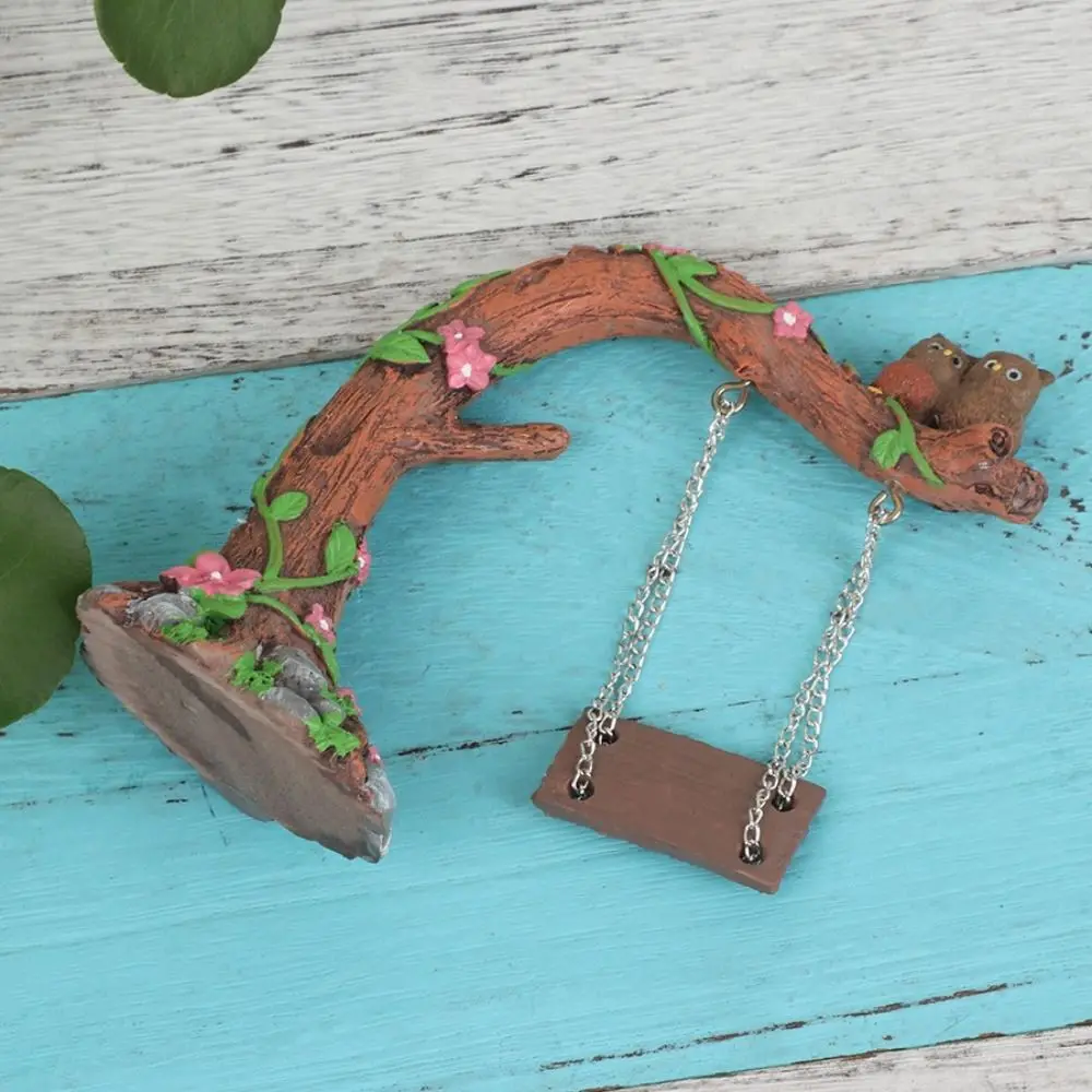 Durable Cute Garden Owl Swing Statue Funny Resin Crafts Mini Swing Figurine Handmade Owl Stump Ornament For Outdoor Gardens
Durable Cute Garden Owl Swing Statue Funny Resin Crafts Mini Swing Figurine Handmade Owl Stump Ornament For Outdoor Gardens