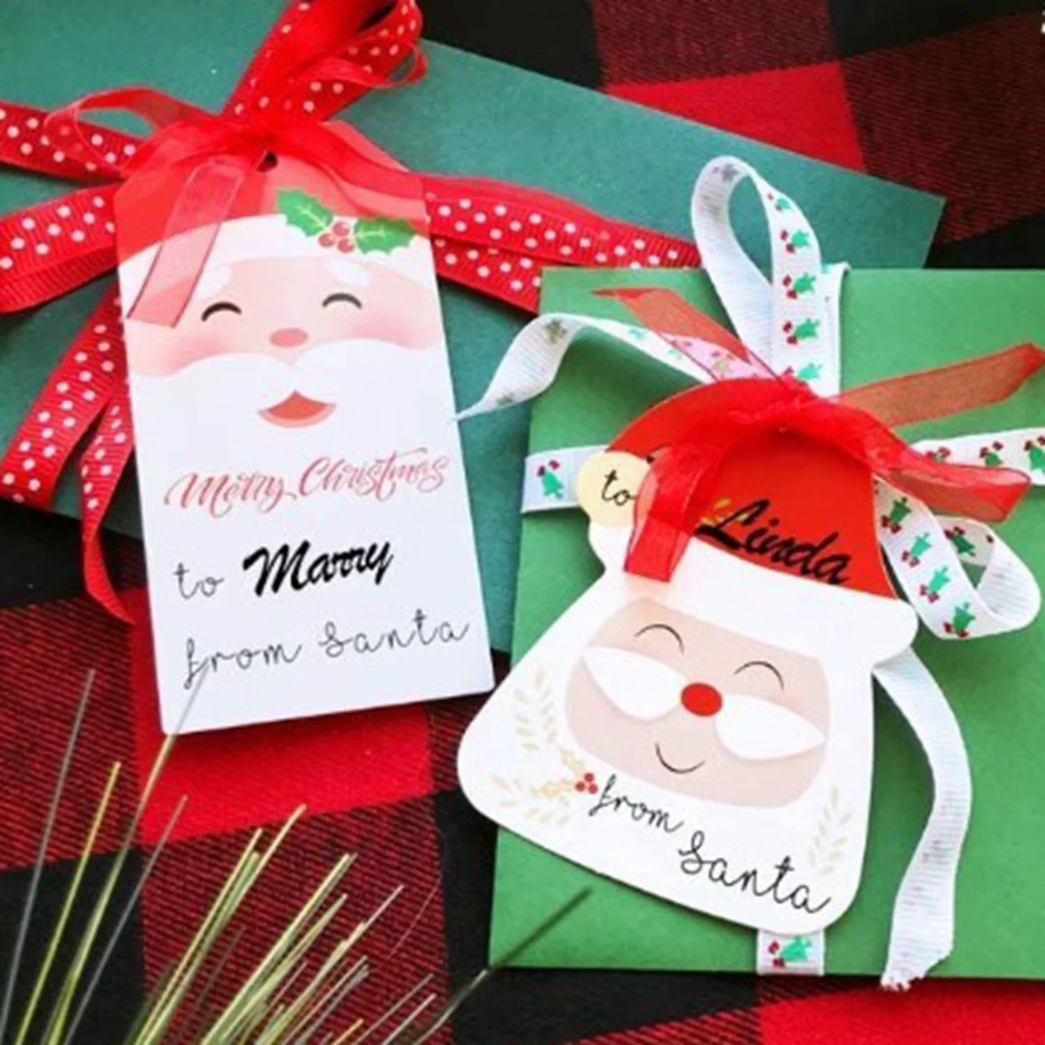 50PCS Christmas Santa Claus Paper Tags DIY Crafts Xmas Tree Hanging Tag Christmas Party Labels Gift Wrapping
50PCS Christmas Santa Claus Paper Tags DIY Crafts Xmas Tree Hanging Tag Christmas Party Labels Gift Wrapping