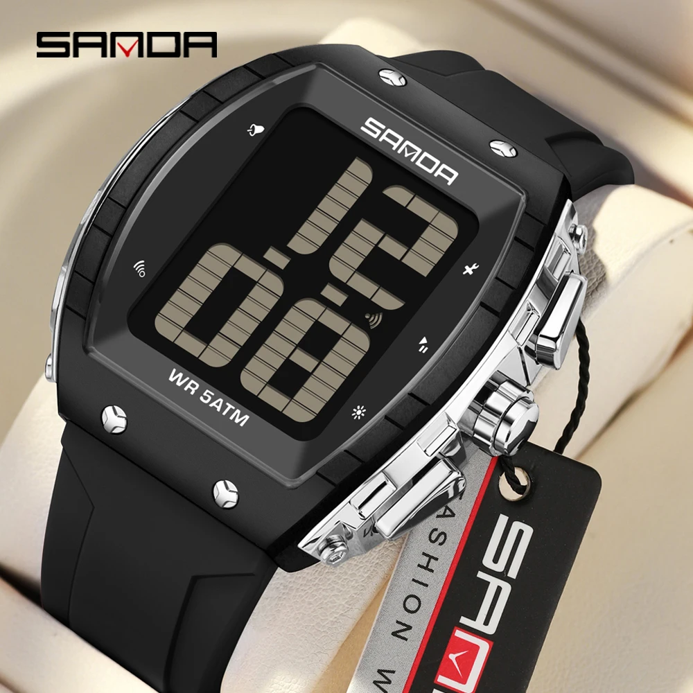 SANDA New 6222 Fashion Student Electronic Watch Multi functional Student Watch Voice Time Alarm Waterproof Watch 2025
SANDA New 6222 Fashion Student Electronic Watch Multi functional Student Watch Voice Time Alarm Waterproof Watch 2025