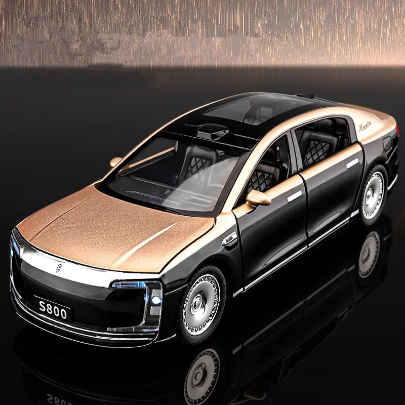 Модель автомобиля MAEXTRO S800 из сплава, масштаб 1:32, литая металлическая люксовая модель электромобиля с имитацией звука и света, детская игрушка, подарок
Модель автомобиля MAEXTRO S800 из сплава, масштаб 1:32, литая металлическая люксовая модель электромобиля с имитацией звука и света, детская игрушка, подарок