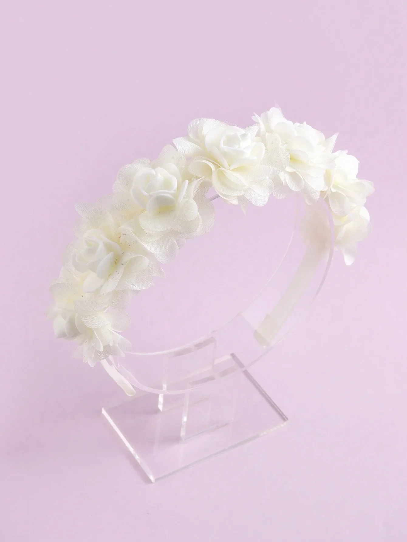 1pc Creamy White Floral Headband Suitable For Daily Wear
1pc Creamy White Floral Headband Suitable For Daily Wear
