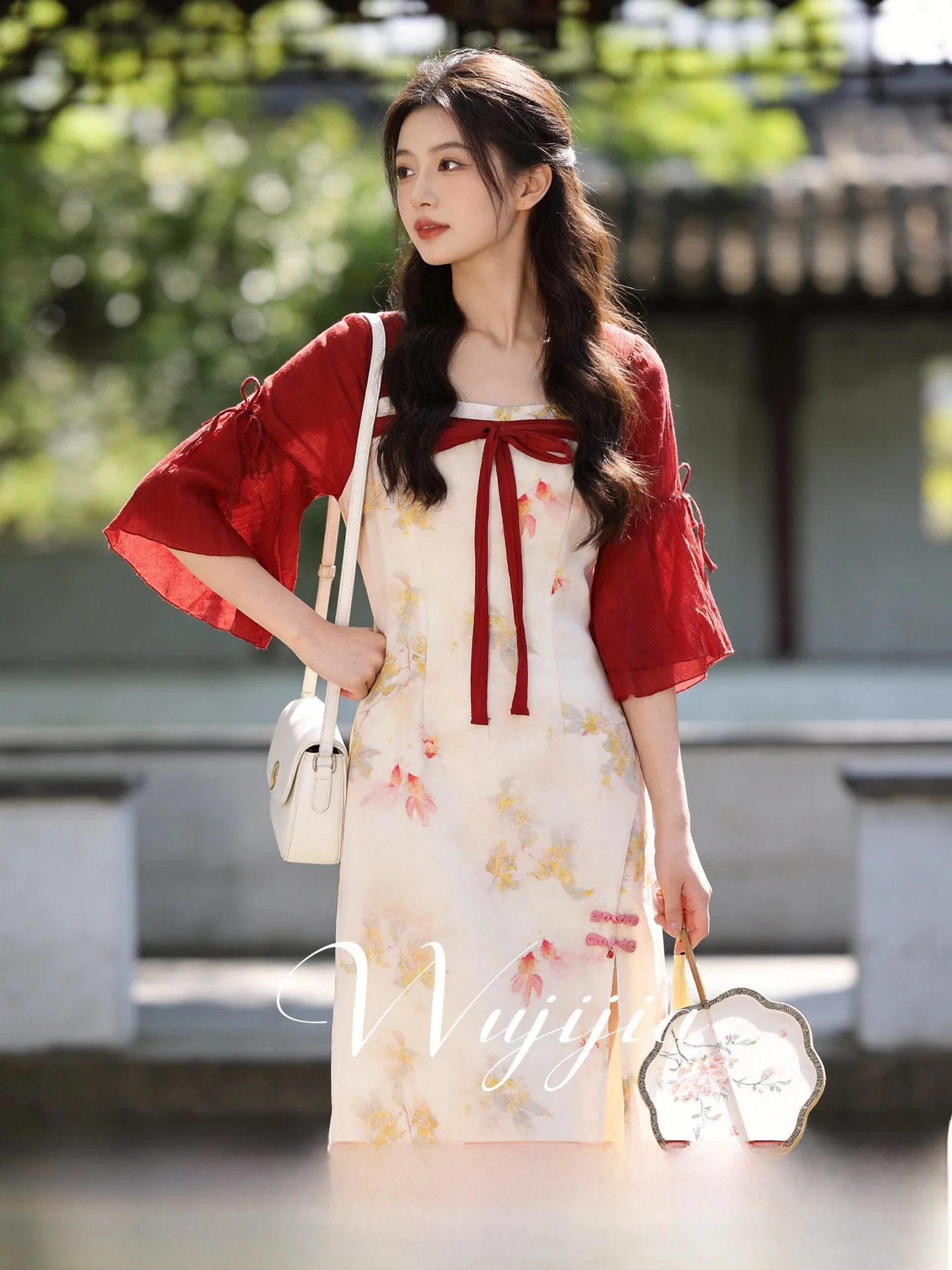 plus Size Qipao Style Printed Slimming Split Seven Quarter Sleeve Sun Protection Flared Sleeve Dress High Waist A-Line Summer...
plus Size Qipao Style Printed Slimming Split Seven Quarter Sleeve Sun Protection Flared Sleeve Dress High Waist A-Line Summer...