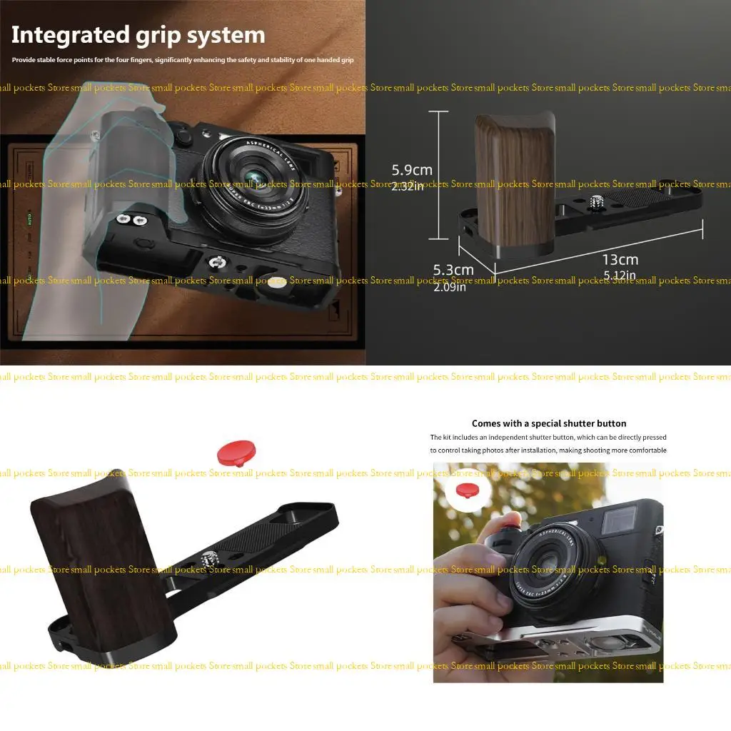 R1WD Ergonomic AntiSlip Handle L Bracket for X100VI Camera Handgrip with 1/4Inch Tripod Thread Hole and Stable Support
R1WD Ergonomic AntiSlip Handle L Bracket for X100VI Camera Handgrip with 1/4Inch Tripod Thread Hole and Stable Support