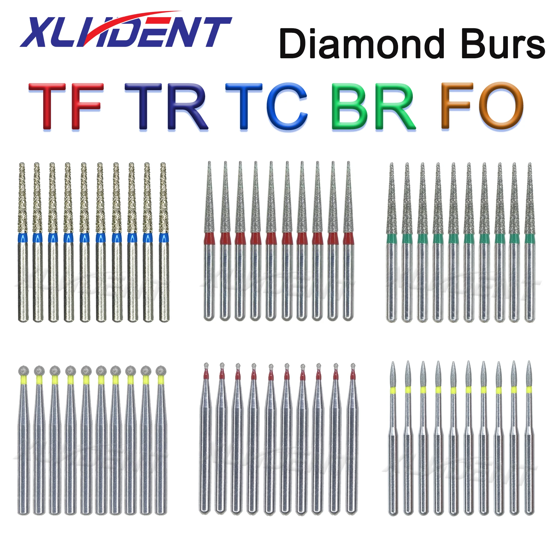 Dental burs Diamond FG 1.6mm for High Speed Turbine Handpiece Dental Drills Dentistry Products Dental Lab Burs 10Pcs/Pack
Dental burs Diamond FG 1.6mm for High Speed Turbine Handpiece Dental Drills Dentistry Products Dental Lab Burs 10Pcs/Pack