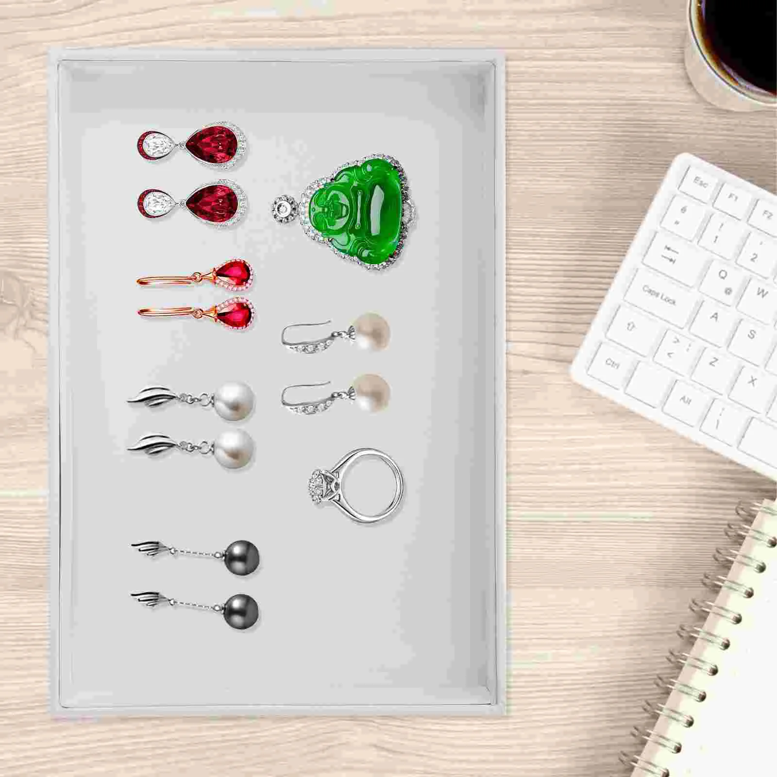 White Jewelry Tray Earring Holder Organizer Mens Rings Rack Display for Selling Pu Man
White Jewelry Tray Earring Holder Organizer Mens Rings Rack Display for Selling Pu Man