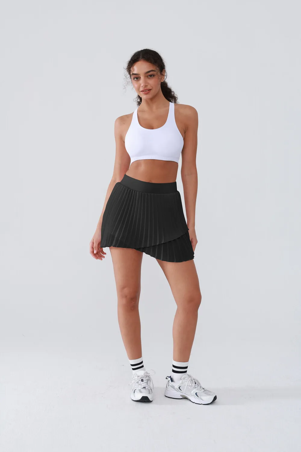 Women's Sporty Short Skirt with Safety Pants Pleated Dry Fast Tennis Skirt Running Yoga Badminton Exercise Mini Skirt
Women's Sporty Short Skirt with Safety Pants Pleated Dry Fast Tennis Skirt Running Yoga Badminton Exercise Mini Skirt