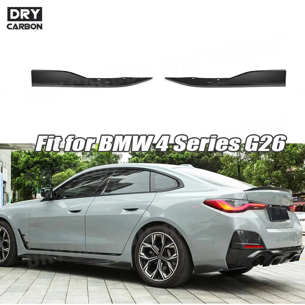 Dry Carbon Fiber Rear Bumper Diffuser Splitters Car Accessories Side Splitters Guards for BMW 4 Series G26 M Sport Sedan 2020+
Dry Carbon Fiber Rear Bumper Diffuser Splitters Car Accessories Side Splitters Guards for BMW 4 Series G26 M Sport Sedan 2020+