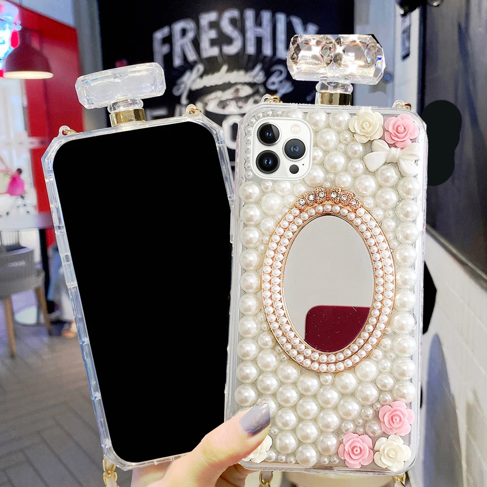 Pearl Diamond Glitter Case For iPhone 15 14 13 12 11 Pro Max 8 7 Plus Bling Transparent Rhinestone Soft Silicone Cover
Pearl Diamond Glitter Case For iPhone 15 14 13 12 11 Pro Max 8 7 Plus Bling Transparent Rhinestone Soft Silicone Cover