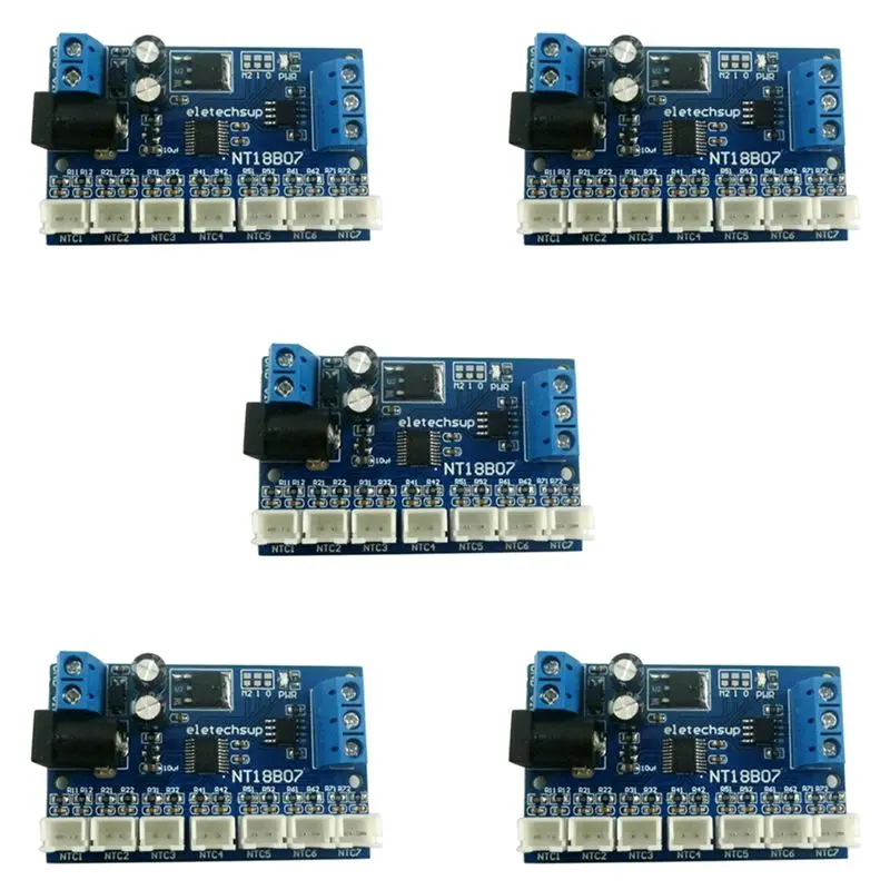 BAAJ-5X 7 Channel RS485 NTC Temperature Sensor Measurement MODBUS RTU Paperless Recorder PLC NT18B07
BAAJ-5X 7 Channel RS485 NTC Temperature Sensor Measurement MODBUS RTU Paperless Recorder PLC NT18B07