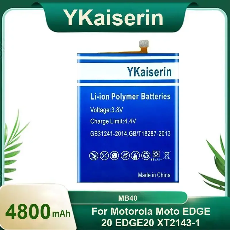 Аккумуляторы для мобильных телефонов YKaiserin MB40 емкостью 4800 мАч для Motorola Moto EDGE 20 EDGE20 XT2143-1, гарантия на аккумулятор + трек НЕТ
Аккумуляторы для мобильных телефонов YKaiserin MB40 емкостью 4800 мАч для Motorola Moto EDGE 20 EDGE20 XT2143-1, гарантия на аккумулятор + трек НЕТ