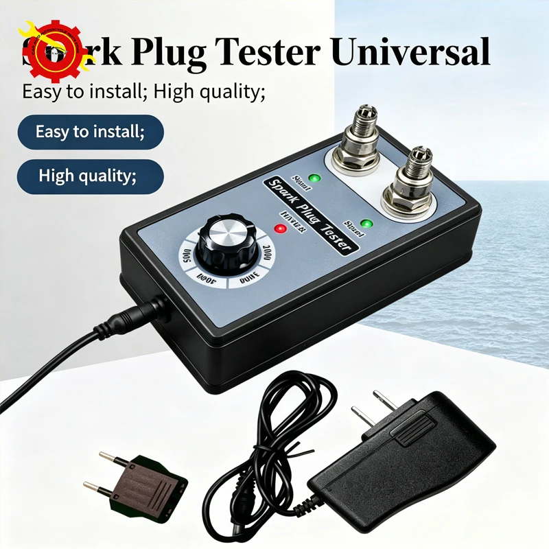 Adjustable Dual Hole Sparking Plug Tester Spark Tester Diagnostic Tool for Car Motorcycle Ignition Coil Checker Spark Detector
Adjustable Dual Hole Sparking Plug Tester Spark Tester Diagnostic Tool for Car Motorcycle Ignition Coil Checker Spark Detector
