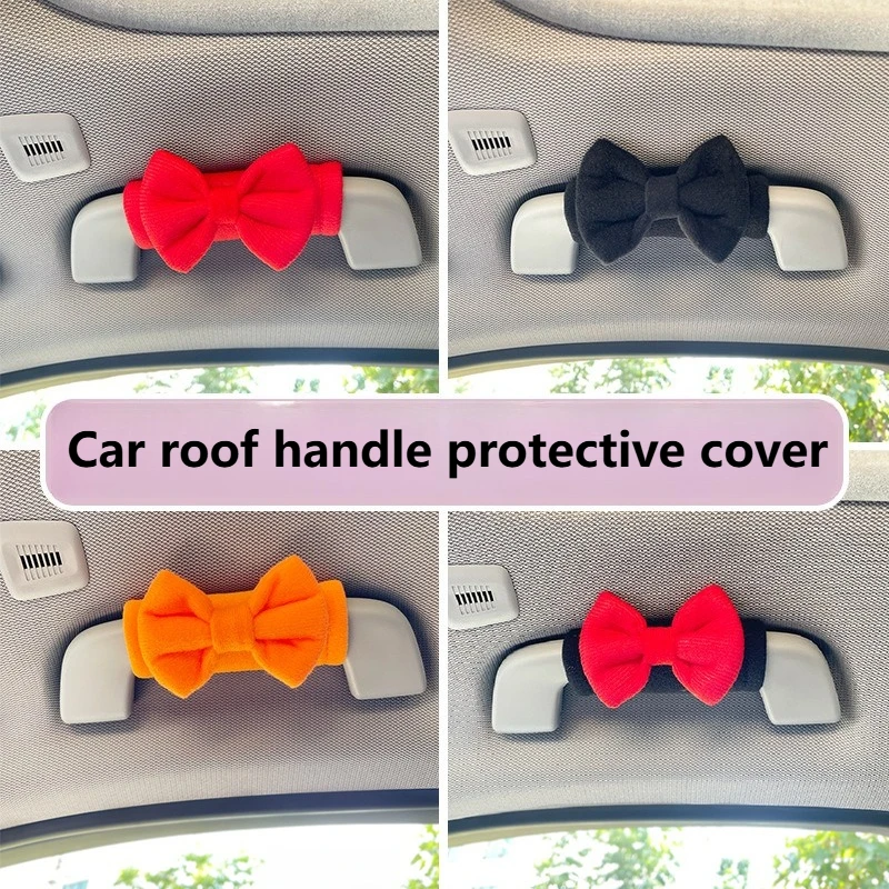 4pcs Car Roof Handle Protective Cover Door Handle Cute Bow Car Interior Accessories Anti Slip Soft Car Short Plush Handle Cover
4pcs Car Roof Handle Protective Cover Door Handle Cute Bow Car Interior Accessories Anti Slip Soft Car Short Plush Handle Cover