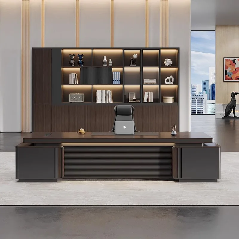 Brown Leg Support Executive Desk Modern Asthetic Large Wood Drawers Office Desks Modern Luxury Escrivaninha Office Furniture
Brown Leg Support Executive Desk Modern Asthetic Large Wood Drawers Office Desks Modern Luxury Escrivaninha Office Furniture