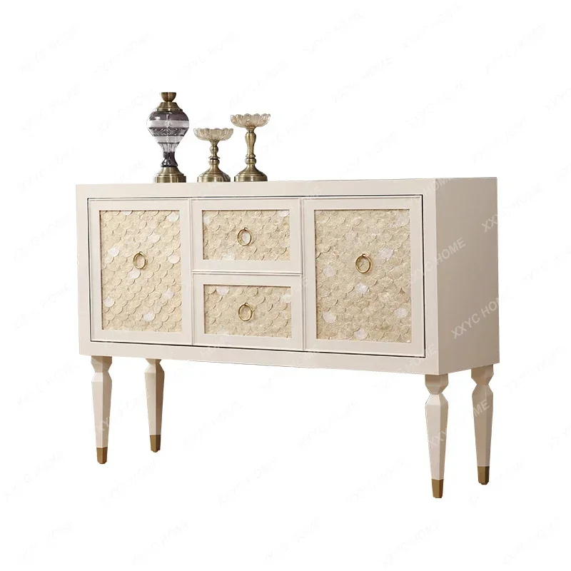 A Simple shell dining side locker multi-function porch cabinet
A Simple shell dining side locker multi-function porch cabinet