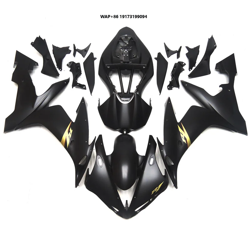 For YZF R1 04 05 06 YZF-R1 Flat Black with Gold Decals Body Kits Fairing
For YZF R1 04 05 06 YZF-R1 Flat Black with Gold Decals Body Kits Fairing