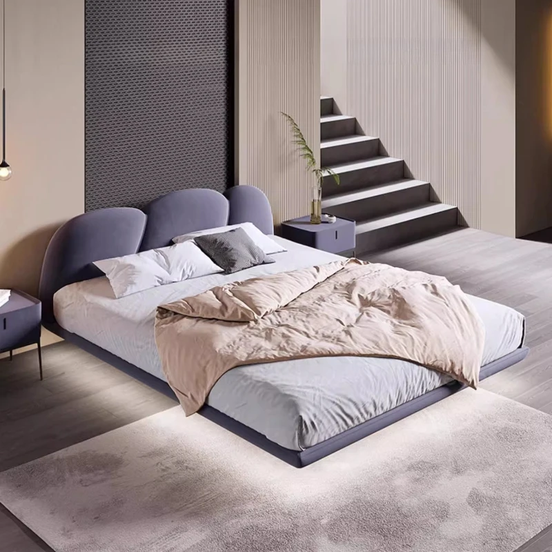 Роскошная кровать 200 × 180 см, плавающая современная двуспальная кровать в стиле лофт, изголовья, шкафы для взрослых, мебель для спальни Camas
Роскошная кровать 200 × 180 см, плавающая современная двуспальная кровать в стиле лофт, изголовья, шкафы для взрослых, мебель для спальни Camas