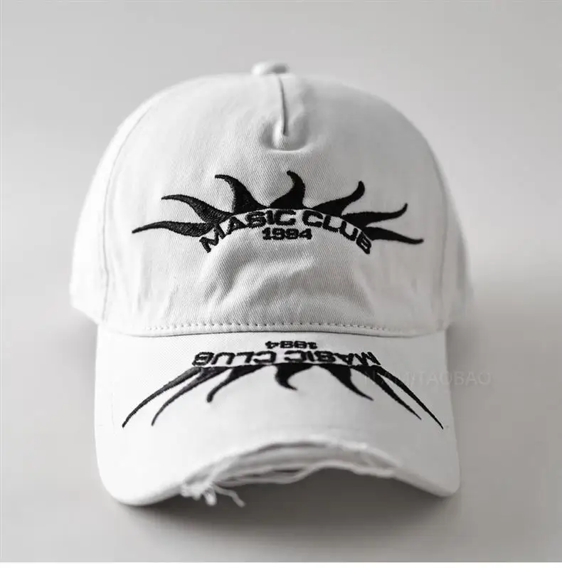 Distressed Brim unisex Baseball Cap letters Embroidered Street Casual dad Hats for men and women
Distressed Brim unisex Baseball Cap letters Embroidered Street Casual dad Hats for men and women